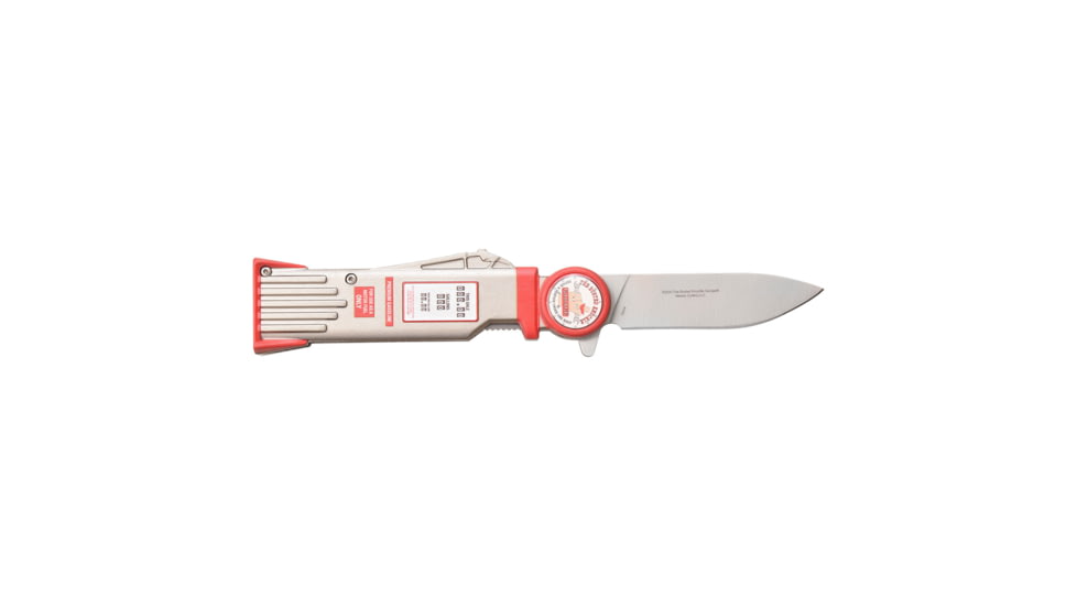 Busted Knuckle Garage Spring Assisted Knife, 3in, 3Cr13 Stainless Steel Stainless Steel, Drop Point, Gray, BKG-A001GRD