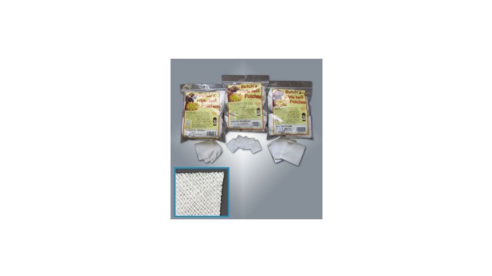 Butch's Gun Care Triple Twill Patches 6mm Bench Rest - 1000 count