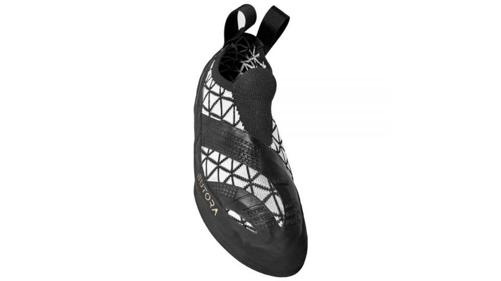Butora Sensa Wide Fit Climbing Shoes, Black/White, 8.5, Sensa-Pro-8.5