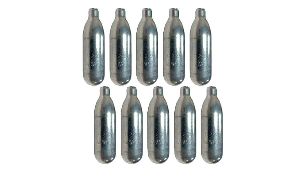 Byrna Technologies 8 Gram CO2 Cartridges Plus Oiler, Silver, CO2310