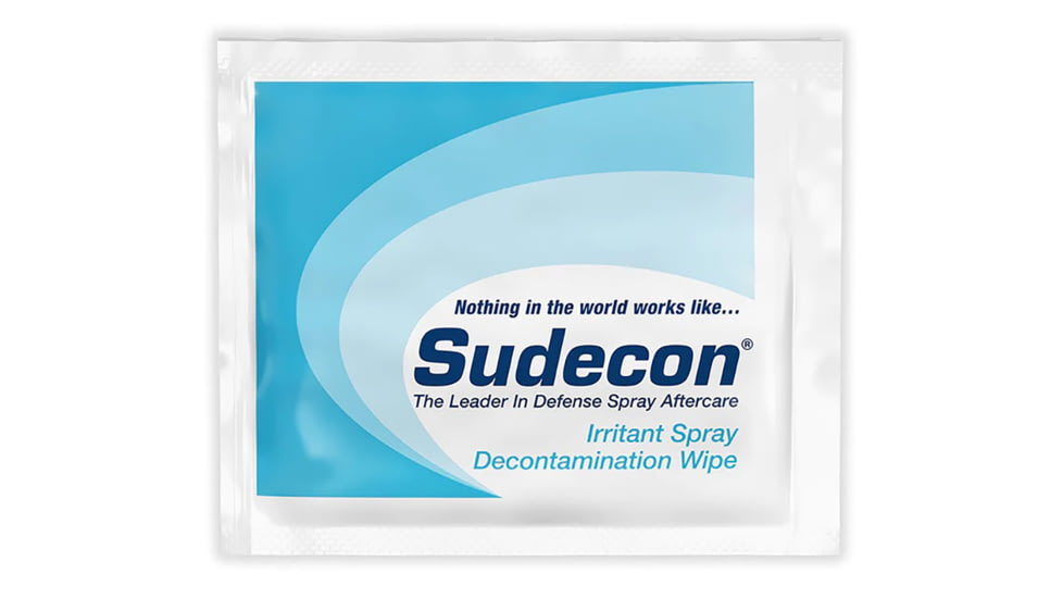 Byrna Technologies Sudecon Irritant Spray Chemical Decontamination Wipe, Non-Toxic, 4-Pack, BM68604