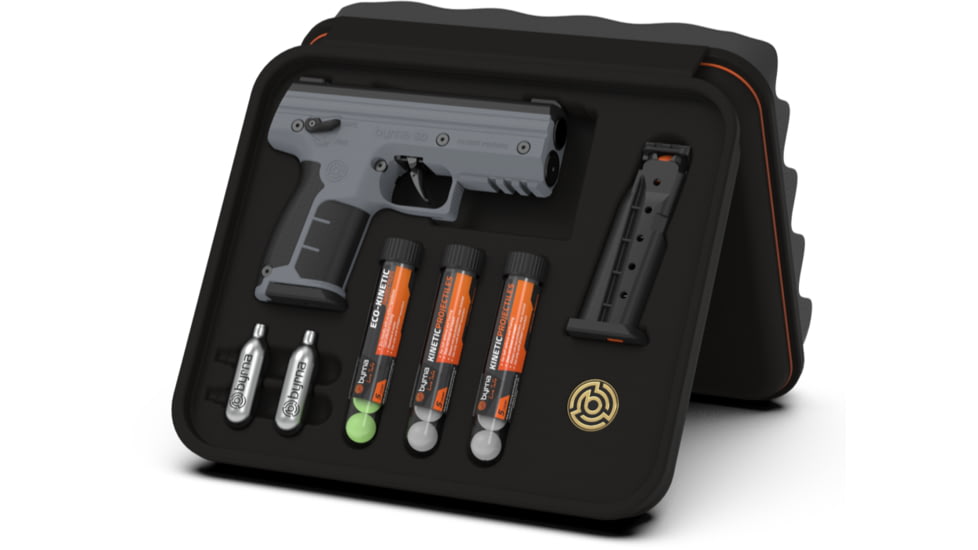 Byrna Technologies Byrna Sd Kinetic Kit Gray W/ 2 Mags &amp; Projectiles