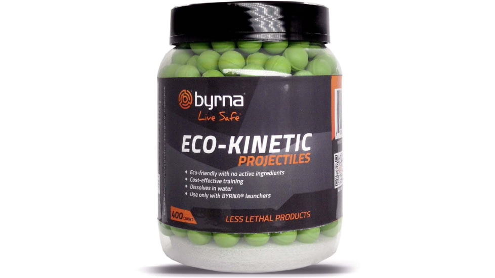 Byrna Technologies Eco-Kinetic Projectiles, 400ct, Neon Green, RB68406