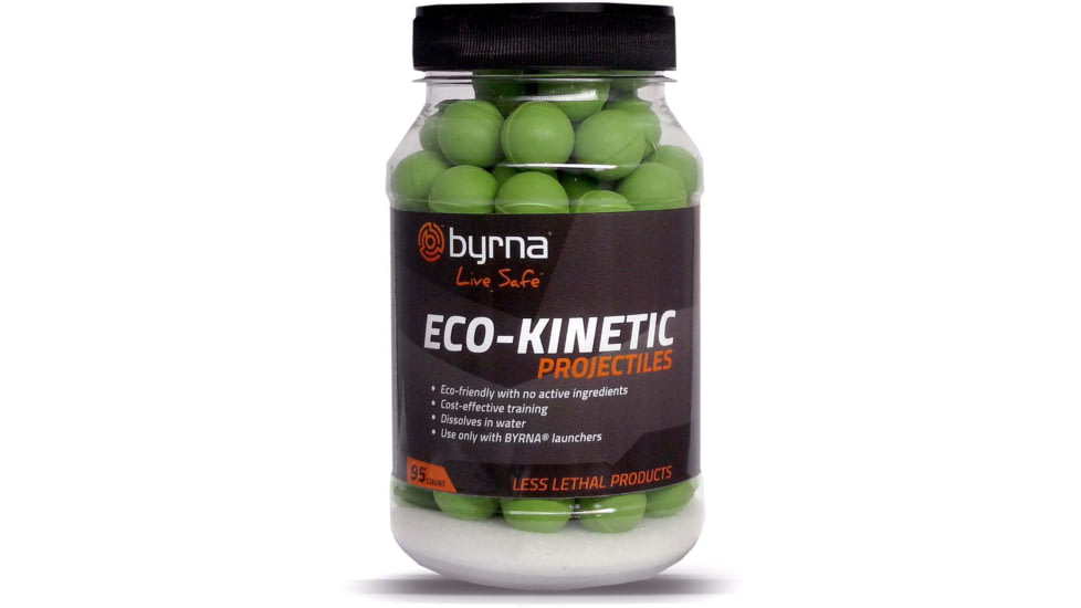 Byrna Technologies Eco-Kinetic Projectiles, 95ct, Neon Green, RB68403