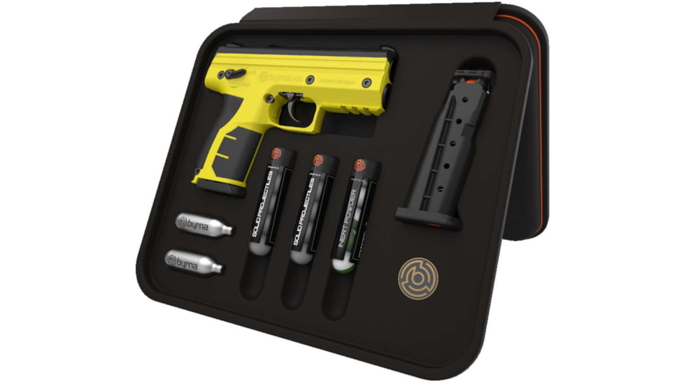 Byrna Technologies HD Kinetic Kit, Yellow, BK68300-YELLOW-NYMA