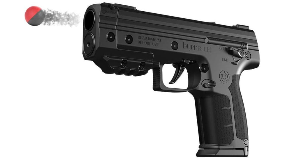 Byrna Technologies LK68300-1-BLK-PEPPER Byrna Le Pepper Kit CO2 .68 7rd Black Ru