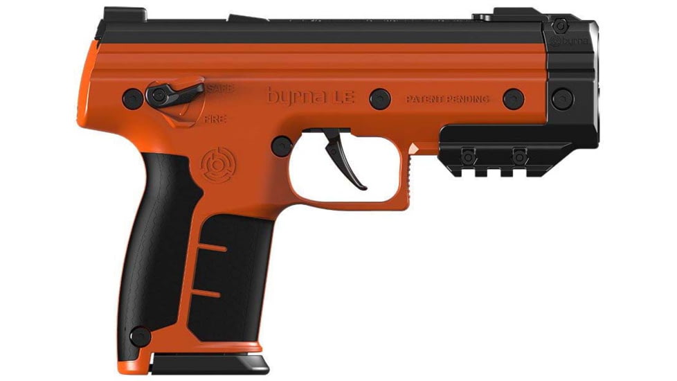 Byrna Technologies LK68300-1-ORN-PEPPER Byrna Le Pepper Kit CO2 .68 7rd Black Ru