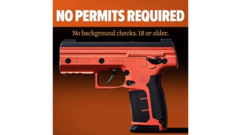 Byrna Technologies SD Kinetic Kit, Orange, SK68300-ORN-KINETIC