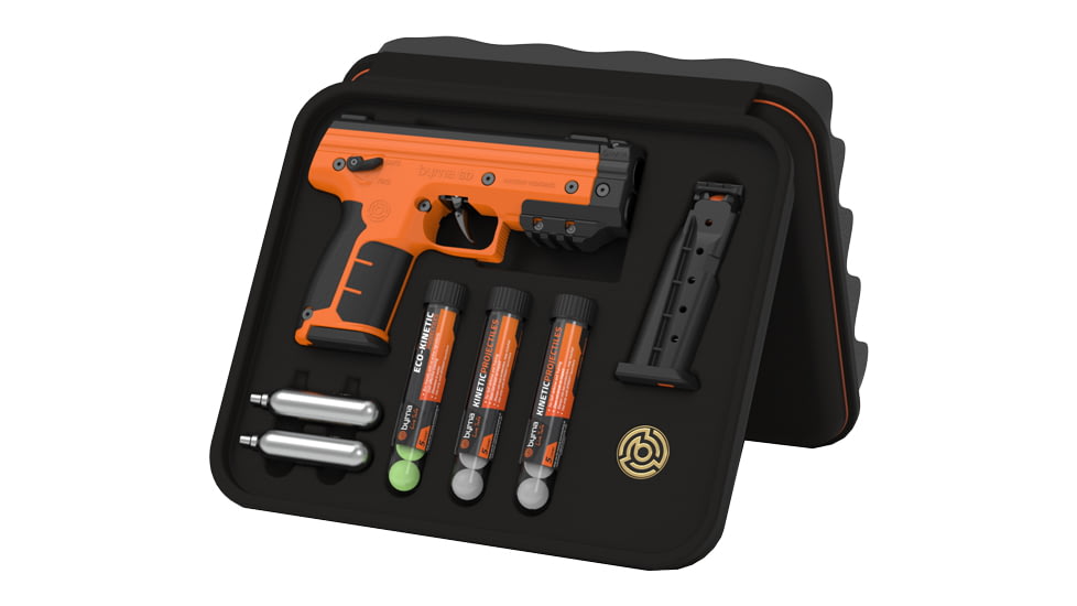 USED Byrna Technologies SD XL Kinetic Kit, Orange, SX68300ORNKINETIC, EDEMO1, Condition Fair, Defective