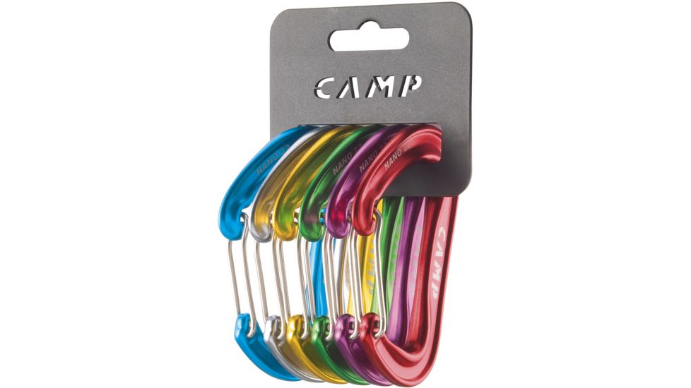 C.A.M.P. Nano 22 Carabiner Rackpack-Assorted-6 Pack