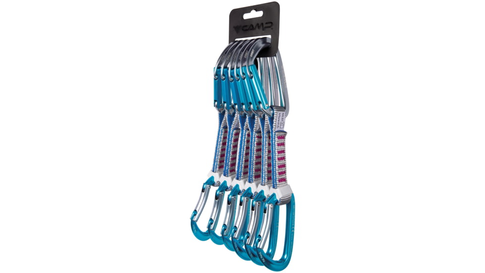 C.A.M.P. Orbit Express KS Quickdraw - 6 Pack, Grey/Blue/Fuchsia, 12 cm, 3459
