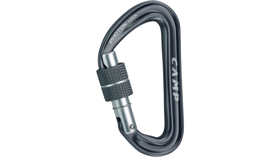 C.A.M.P. Photon Locking Carabiner-Gun Metal-Standard