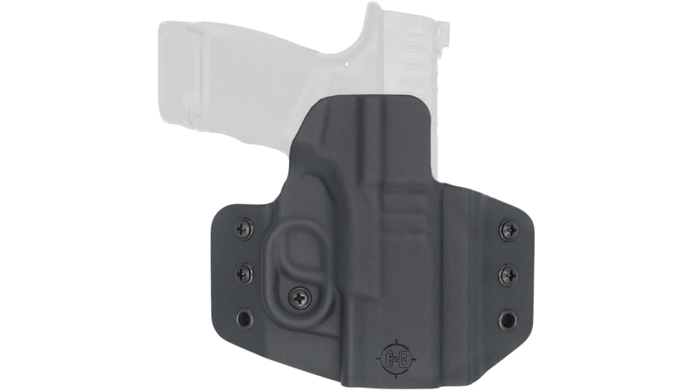 C&amp;G Holsters Covert OWB Belt Holster, Springfield Hellcat PRO, Right Hand, Black, 0962-100