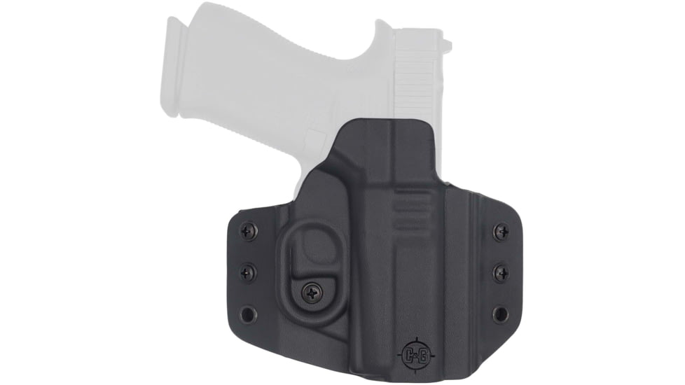 C&amp;G Holsters Covert OWB Belt Holster, Shadow Systems CR920, Left Hand, Black, 3269-100