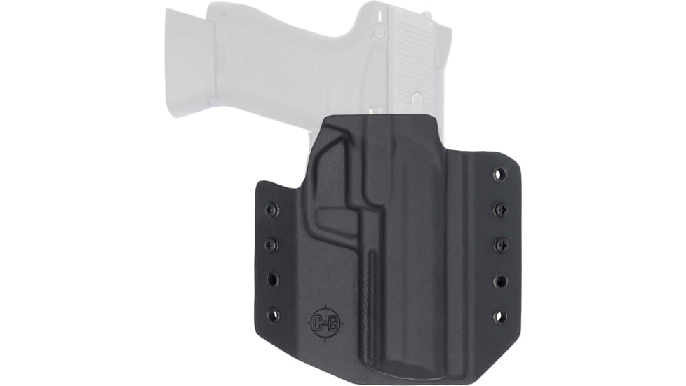 C&amp;G Holsters Covert OWB Belt Holster, H&amp;K HK45, Right Hand, Black, 1486-100
