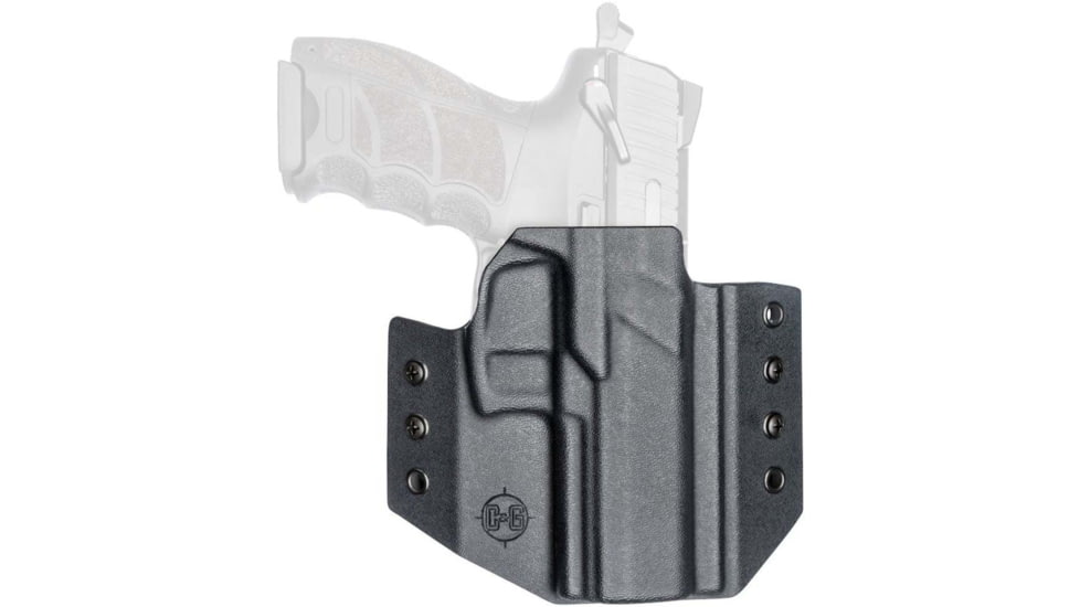 C&amp;G Holsters Covert OWB Belt Holster, H&amp;K P30, Left Hand, Black, 1469-100