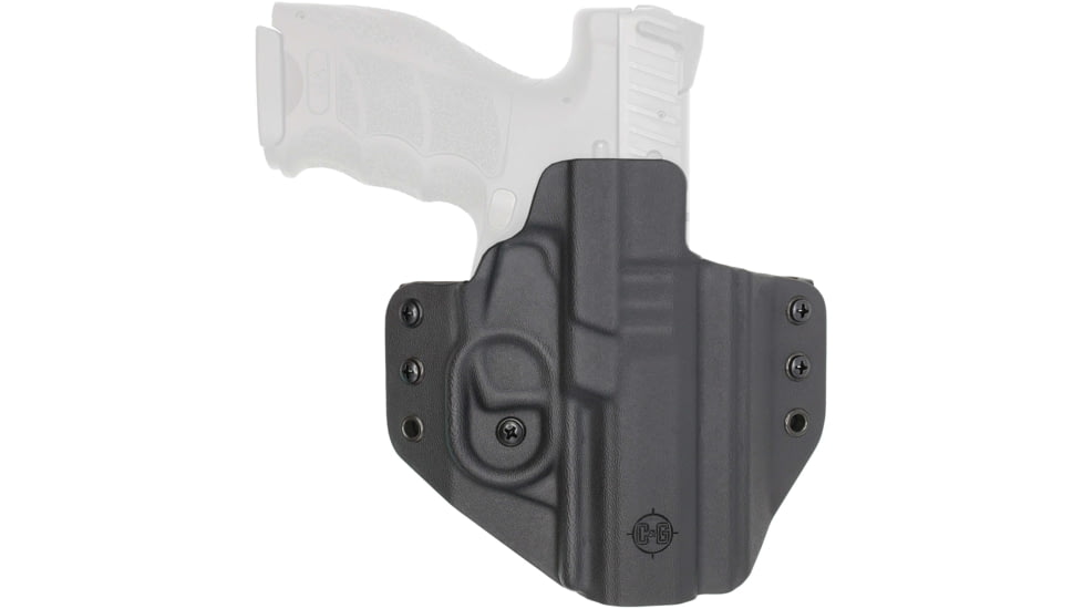 C&amp;G Holsters Covert OWB Belt Holster, H&amp;K VP9, Right Hand, Black, 1450-100