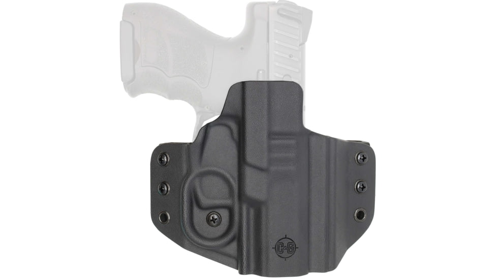 C&amp;G Holsters Covert OWB Belt Holster, H&amp;K VP9sk, Right Hand, Black, 1456-100