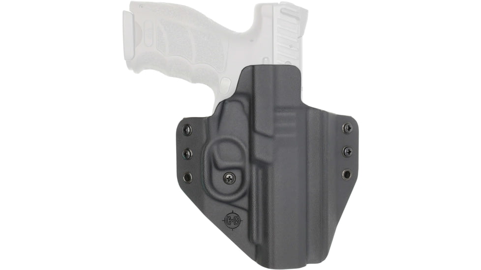 C&amp;G Holsters Covert OWB Belt Holster, H&amp;K VP9T/L, Left Hand, Black, 1519-100