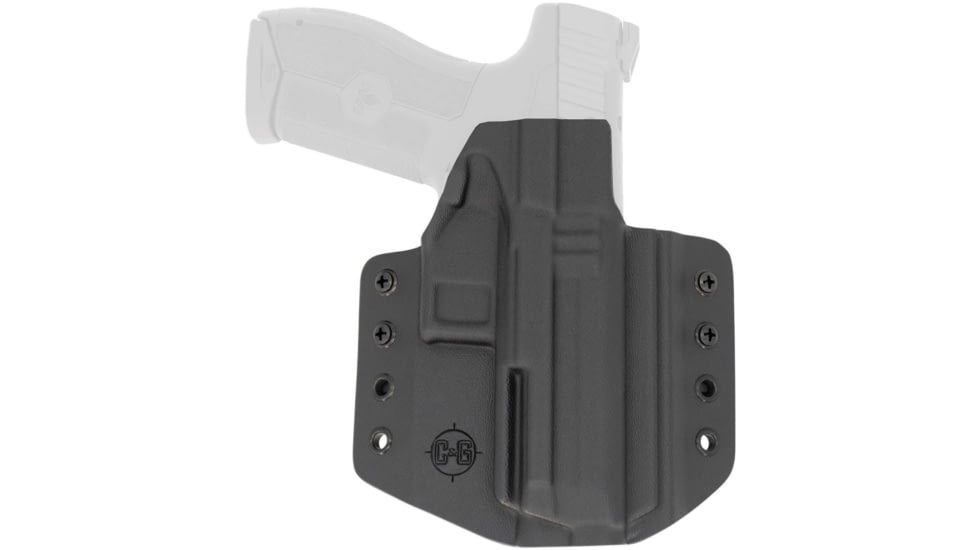 C&amp;G Holsters Covert OWB Belt Holster, IWI Masada, Right Hand, Black, 3888-100