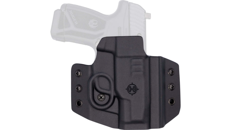 C&amp;G Holsters Covert OWB Belt Holster, Ruger MAX-9, Right Hand, Black, 2254-100