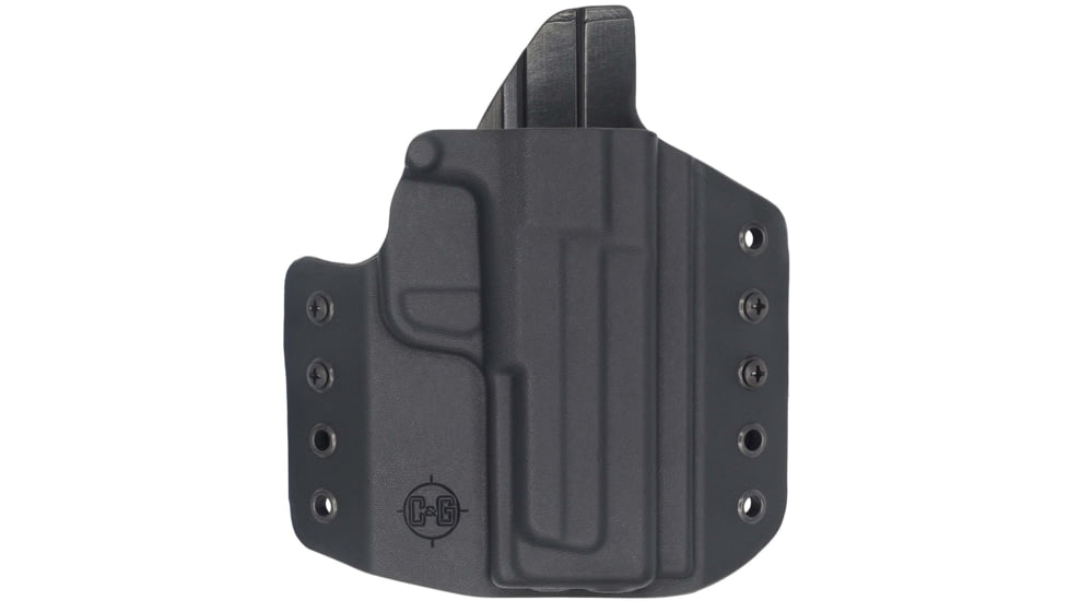 C&amp;G Holsters Covert OWB Belt Holster, Springfield XD MOD2 9/40 4in, Right Hand, Black, 0998-100