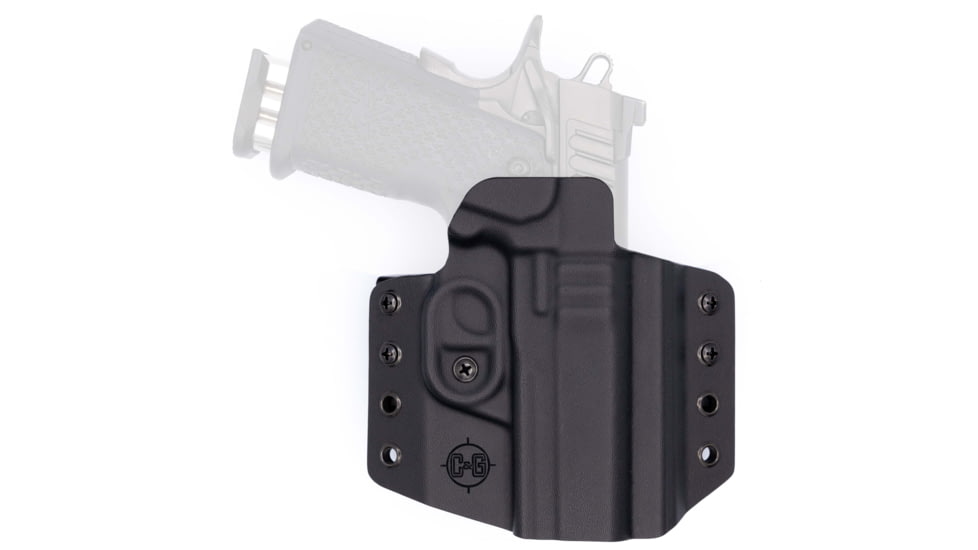 USED C&amp;G Holsters Covert OWB Belt Holster, Staccato C2, Right Hand, Black, 2962-100, EDEMO1, Used, Condition Like New, Inspect and Rebox