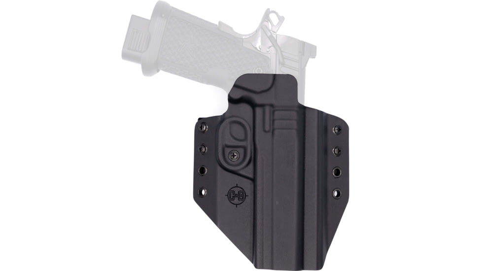 C&amp;G Holsters Covert OWB Belt Holster, Staccato XC, Left Hand, Black, 2951-100