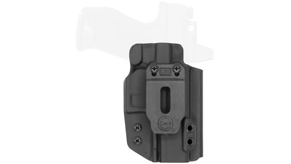 C&amp;G Holsters IWB Covert Holster Kydex Walther PDP 4in, Left Hand, Black, 764-100