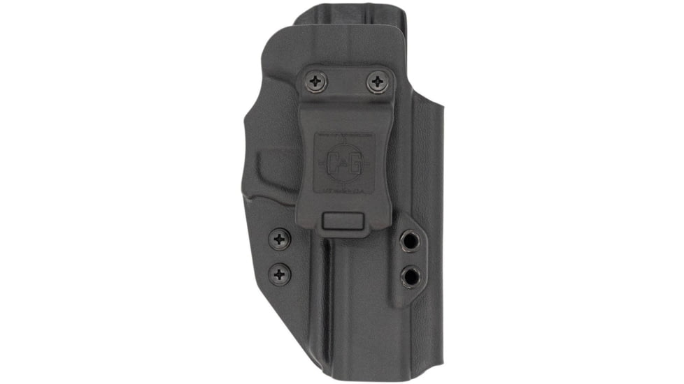 C&amp;G Holsters IWB Covert Polymer 80 PF940v2, Inside-the-Waistband IWB, Glock 17/22 Slide Length, Left, Black, 359-100