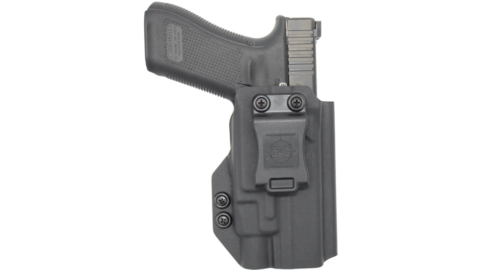 C&amp;G Holsters IWB Tactical Glock 17/22 TLR-7 Inside-the-Waistband IWB, Right, Black, 367-100
