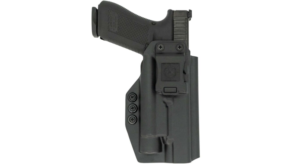 C&amp;G Holsters IWB Tactical Glock 34/17/19 TLR-1/HL, Inside-the-Waistband IWB, Right, Black, 125-100