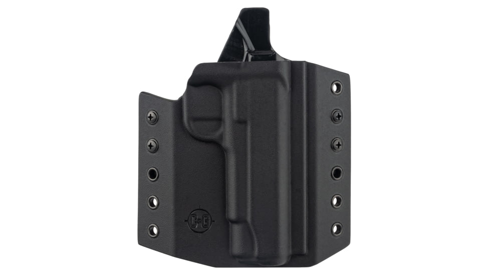 C&amp;G Holsters OWB Covert Colt 1911 Commander 4in RH S, Outside-the-Waistband OWB, Colt 1911 Commander 4in, Right, Black, 023-100