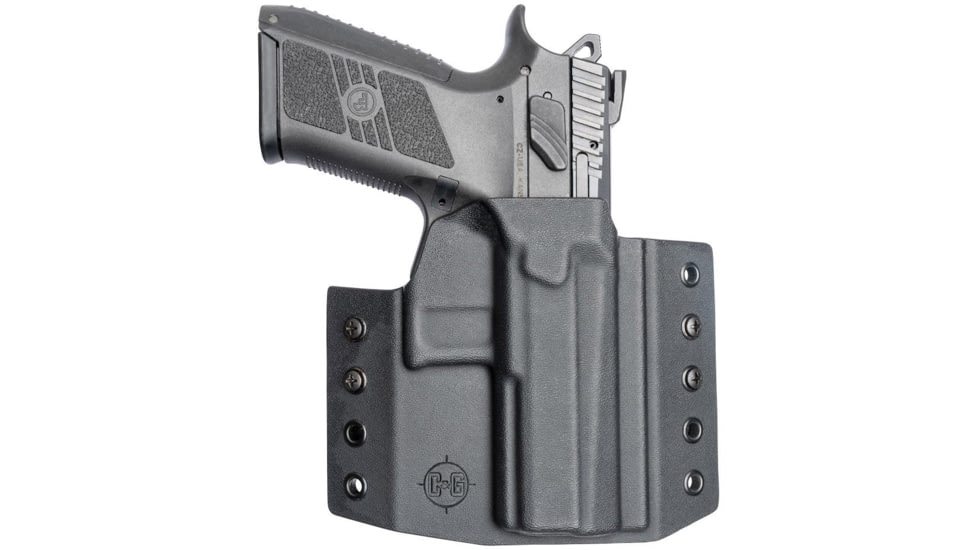 C&amp;G Holsters OWB Covert CZ P07 RH S, Outside-the-Waistband OWB, CZ P07, Right, Black, 135-100