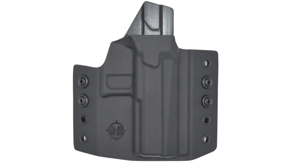 C&amp;G Holsters OWB Covert CZ P07 RH S, Outside-the-Waistband OWB, CZ P07, Right, Black, 135-100