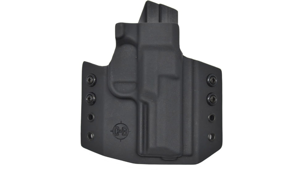 C&amp;G Holsters OWB Covert FNH FN5.7 Five-SeveN RH S, Outside-the-Waistband OWB, FNH 5.7 Five-SeveN, Right, Black, 055-100