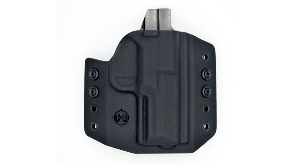 C&amp;G Holsters OWB Covert FNH FN509 RH S, Outside-the-Waistband OWB, FNH FN509, Right, Black, 053-100
