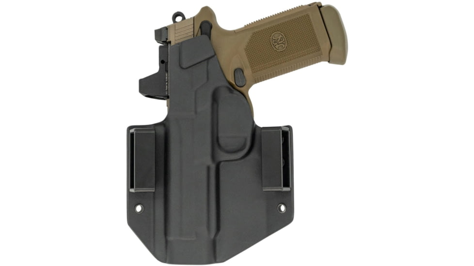 C&amp;G Holsters OWB Covert FNH FNX45T RH S, Outside-the-Waistband OWB, FNH FNX45T, Right, Black, 166-100