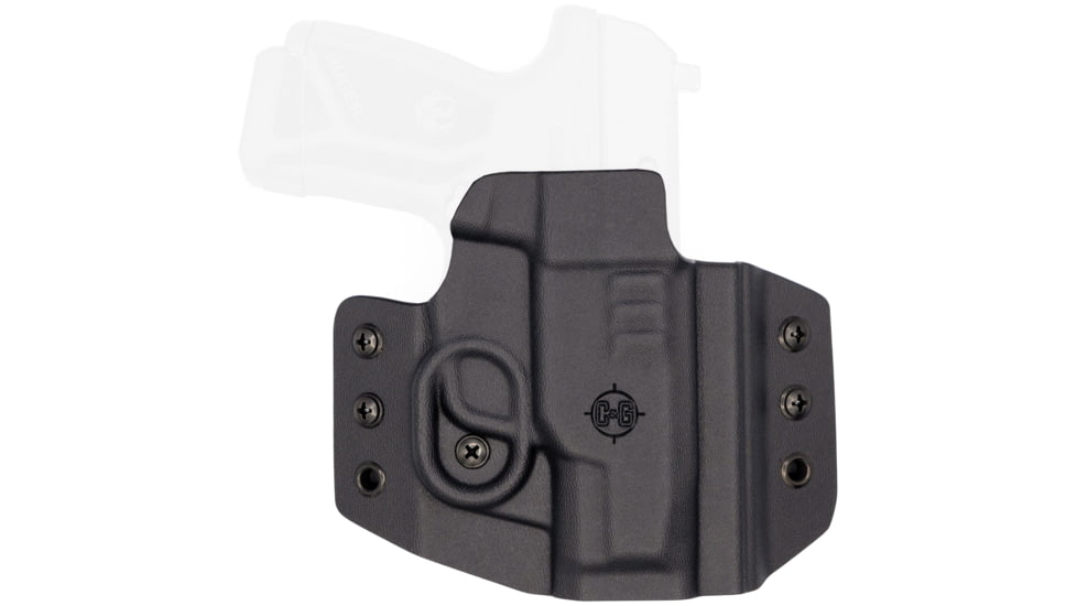 C&amp;G Holsters OWB Covert Holster Ruger Max 9, Left Hand, Black, 873-100