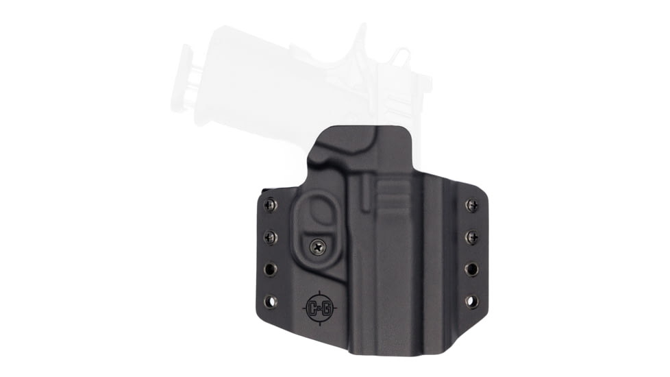 C&amp;G Holsters OWB Covert Holster Staccato C2, Left Hand, Black, 821-100