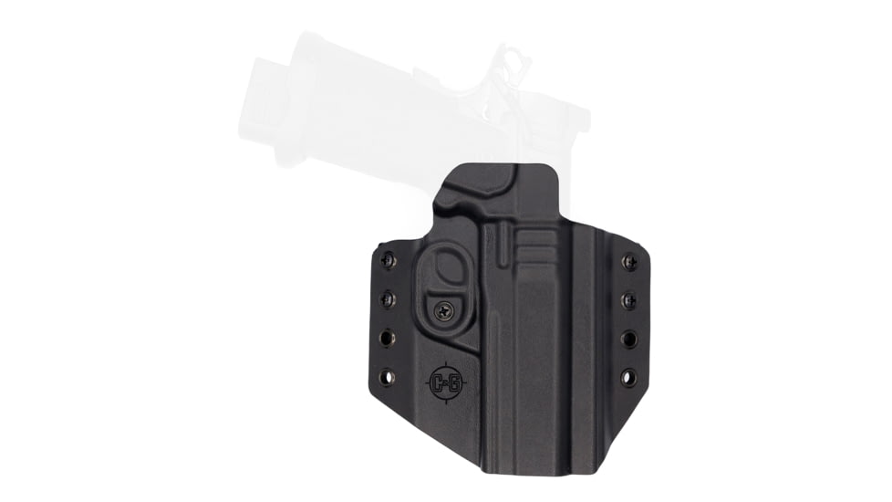 C&amp;G Holsters OWB Covert Holster Staccato P, Left Hand, Black, 823-100