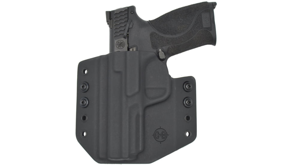 C&amp;G Holsters OWB Covert S&amp;W M&amp;P 9/40 4.25in LH S all models, Outside-the-Waistband OWB, Left, Black, 231-100