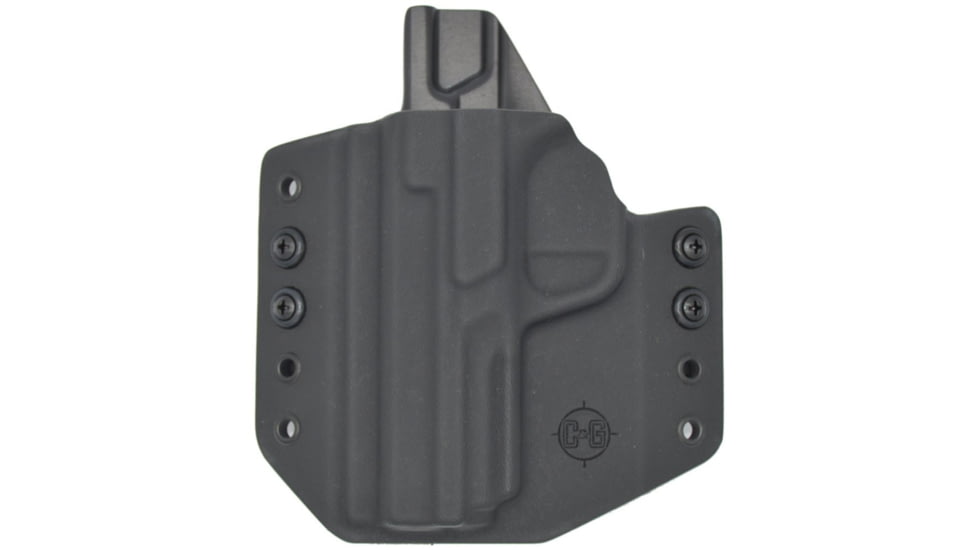 C&amp;G Holsters OWB Covert S&amp;W M&amp;P 9/40 4.25in LH S all models, Outside-the-Waistband OWB, Left, Black, 231-100