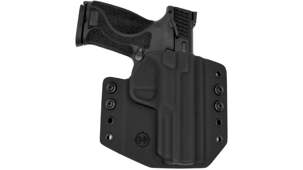 C&amp;G Holsters OWB Covert S&amp;W M&amp;P 9/40 4.25in RH S all models, Outside-the-Waistband OWB, Right, Black, 063-100