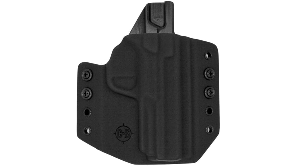 C&amp;G Holsters OWB Covert S&amp;W M&amp;P 9/40 4.25in RH S all models, Outside-the-Waistband OWB, Right, Black, 063-100