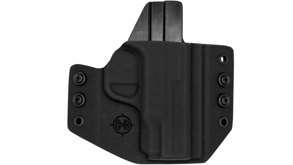 C&amp;G Holsters OWB Covert S&amp;W M&amp;P Shield 45 LH S, Outside-the-Waistband OWB, S&amp;W M&amp;P Shield 45, Left, Black, 183-100