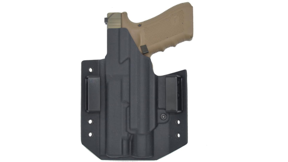 C&amp;G Holsters OWB Tactical Glock 19/17/34 X300UA/B RH S, Outside-the-Waistband OWB, Glock 17/22/34 Surefire X300, Right, Black, 252-100
