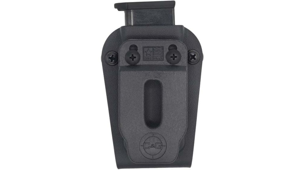 C&amp;G Holsters Single Stack Universal Sig Sauer P365/XL Magazine Holder, IWB/OWB Waistband, Both, Black, 4002-100