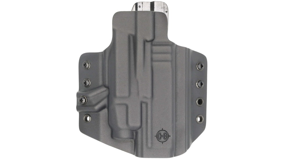 C&amp;G Holsters Tactical OWB Belt Holster, Glock 17 TLR7, Left Hand, Black, 5017-100