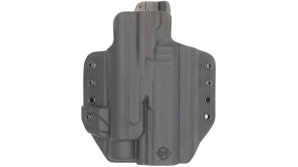 C&amp;G Holsters Tactical OWB Belt Holster, H&amp;K VP9/sk TLR1/HL, Right Hand, Black, 5480-100